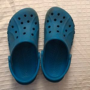Blue crocs